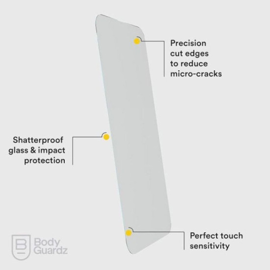 BodyGuardz Eco PRTX Screen Protector  for the iPhone 14 - Clear